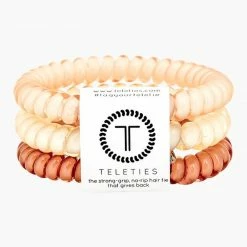 Teleties Small 3 Pack Hair Ties For The Love Of Nudes