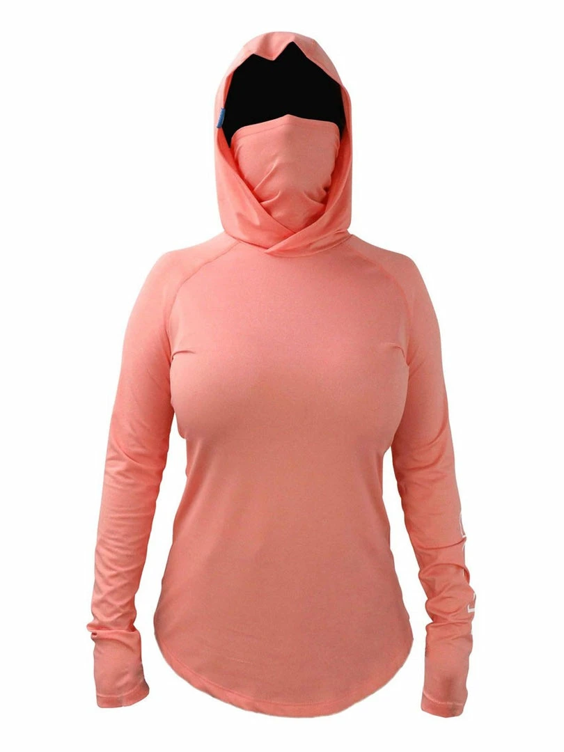 Aftco Women's Yurei Hooded Coral 1 Aftco Women's Yurei Hooded Coral