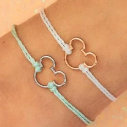 Pura Vida Mickey Charm Bracelet - Rose Gold