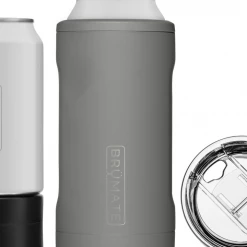Brumate Hopsulator Trio Matte Gray Drink Accessories
