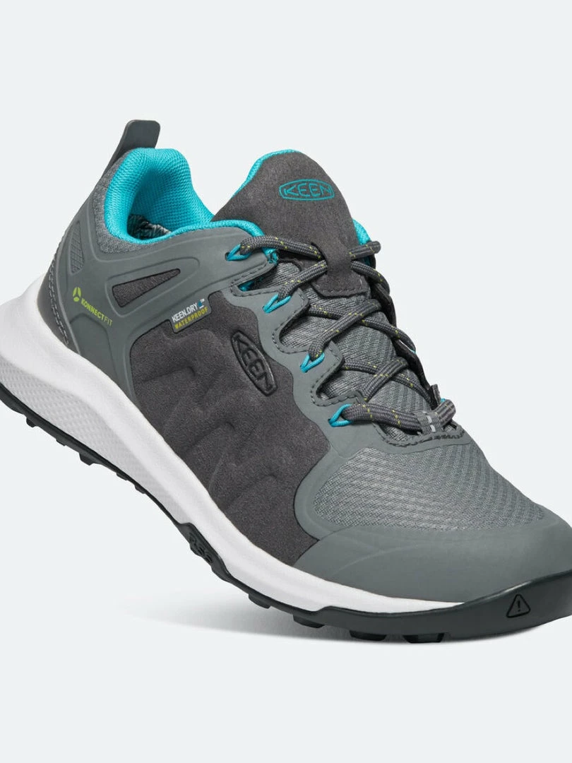 Keen Women Explore WP Steel Grey/Bright Turquoise 1 Keen Women Explore WP Steel Grey/Bright Turquoise