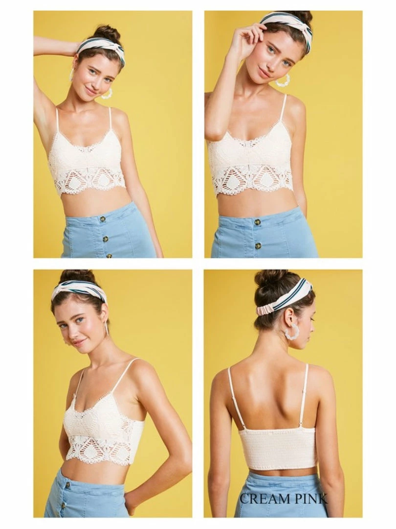 WOMEN Listicle Crochet Bralette LBL0106 4 WOMEN Listicle Crochet Bralette LBL0106