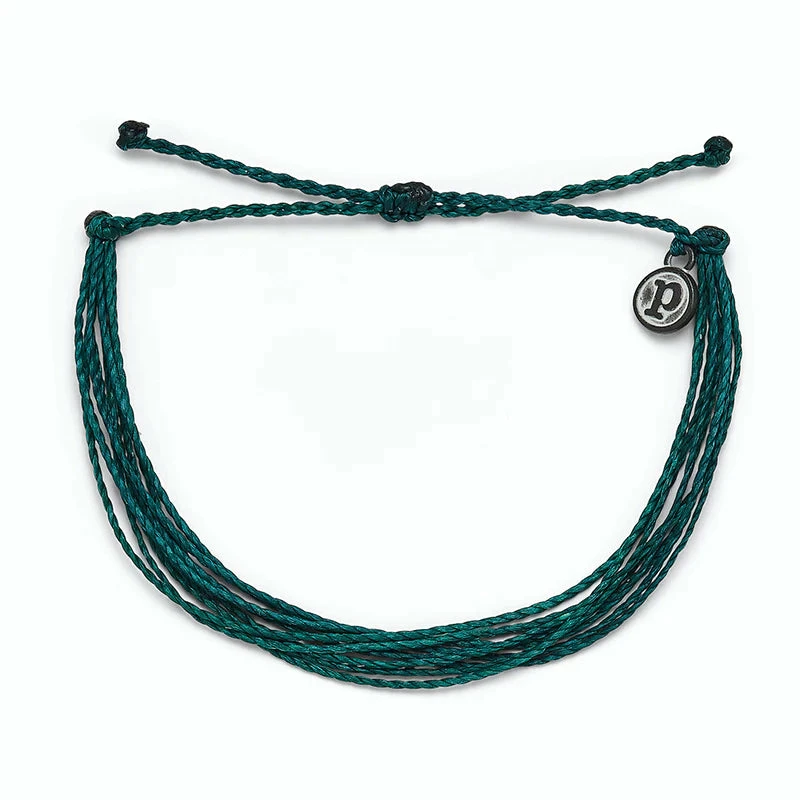 Bracelets Pura Vida Bright Solid Original Bracelet TEAL 1 Bracelets Pura Vida Bright Solid Original Bracelet TEAL