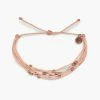 Pura Vida Heart Malibu Rosegold Bracelet Necklaces