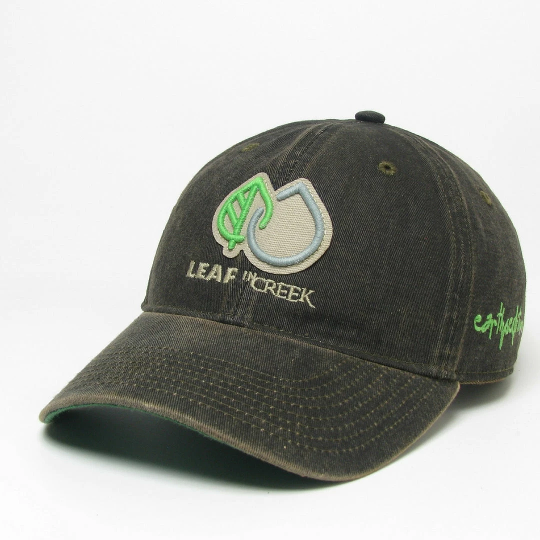Leaf In Creek LIC Hat Leaf Drop Logo -Black Hats 1 Leaf In Creek LIC Hat Leaf Drop Logo -Black Hats