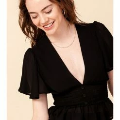 FAVLUX WOMEN Bell Sleeve SS Top FL20E868