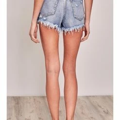 Mustard Seed WOMEN Boyfriend Distressed Denim Shorts DS0138 SMALL Only