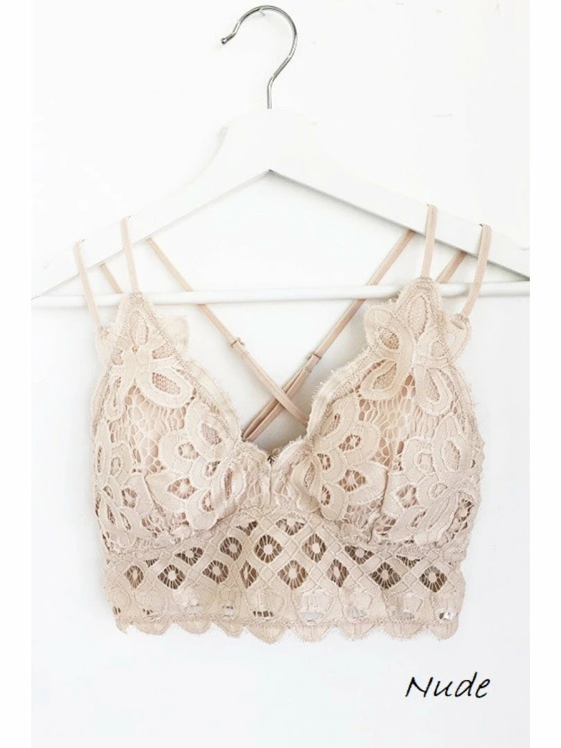 ANEMONE Beautiful Crochet Lace Bralette FT0918 1 ANEMONE Beautiful Crochet Lace Bralette FT0918