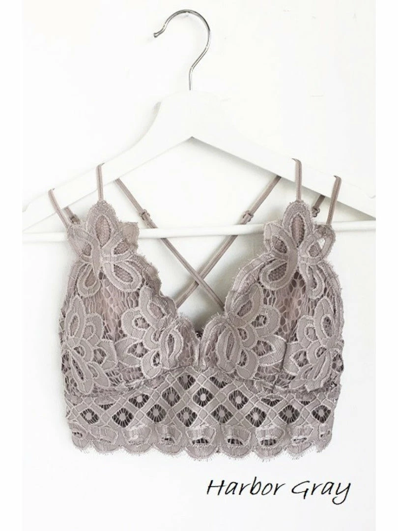 ANEMONE Beautiful Crochet Lace Bralette FT0918 3 ANEMONE Beautiful Crochet Lace Bralette FT0918
