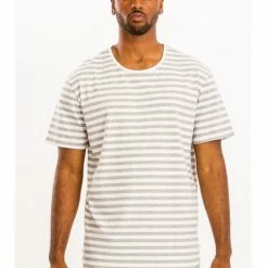 WEIV STRIPED ELONGATED TSHIRT WT3110