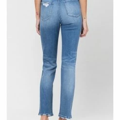 Vervet SUPER HIGH RISE DISTRESSED STRAIGHT 7 Vervet SUPER HIGH RISE DISTRESSED STRAIGHT