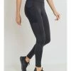 Mono B WOMEN Overlay Mesh Pocket Highwaist Leggings APH8005
