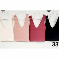 Dynamic Fashion My Girl Thick Rib Vneck Tank (One Size Fits Most) WOMEN