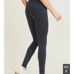 Mono B WOMEN Tapered Band Essential Solid Highwaist Leggings