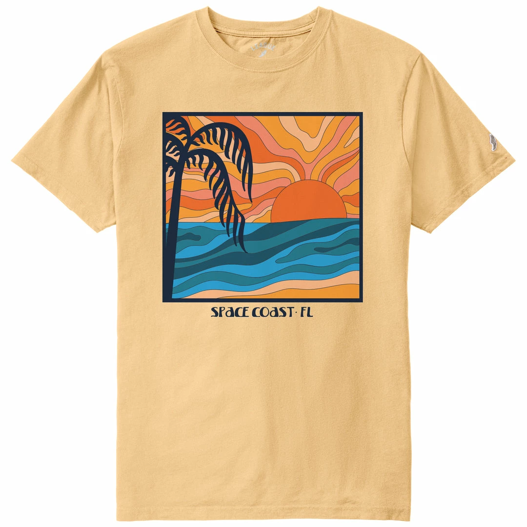 Leaf In Creek Space Coast MELTING Tee-Vegas Gold 1 Leaf In Creek Space Coast MELTING Tee-Vegas Gold