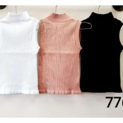 Dynamic Fashion Thick Rib Sweater Highneck Tank 776