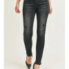 Risen WOMEN HIGH RISE VINTAGE WASHED SKINNY