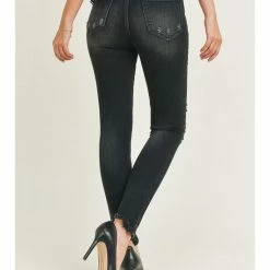 Risen WOMEN HIGH RISE VINTAGE WASHED SKINNY