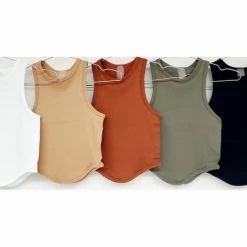 Dynamic Fashion Curved Hem Tank (One Size Fits Most) WOMEN