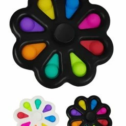 Funteeze KIDS LARGE Push Pop Bubble Fidget Toy Spinner