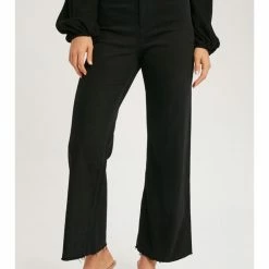 Miou Muse STRAIGHT WIDE LEG DENIM PANTS WOMEN