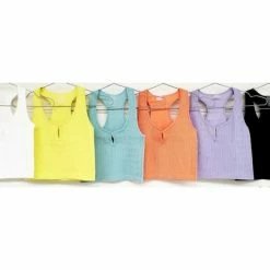 Dynamic Fashion WOMEN Cut The Center Layering Tank (One Size Fits Most)