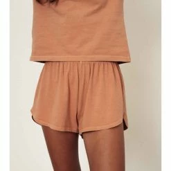 Angels Welcome Market WOMEN WASHED SOFT AND FADED DOLPHIN SHORTS