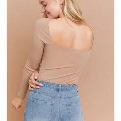 LE LIS WOMEN LONG SLEEVE BODYSUIT