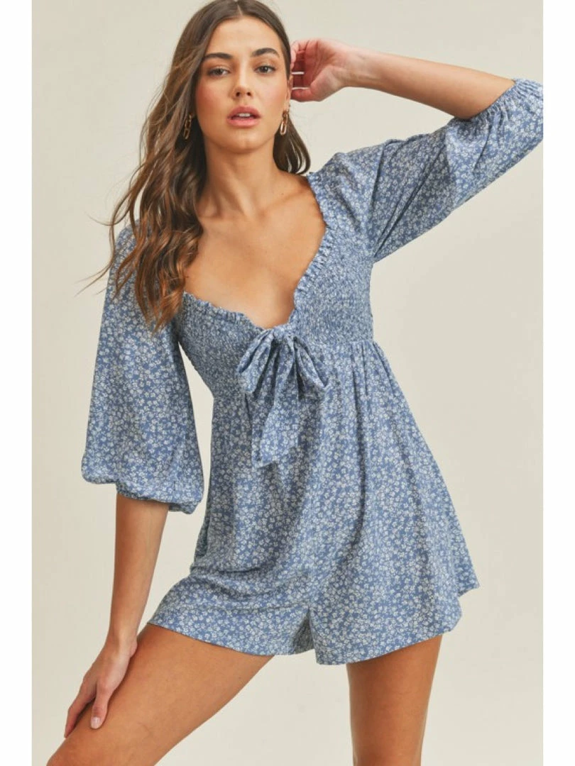 Lush Floral Print Romper 1 Lush Floral Print Romper