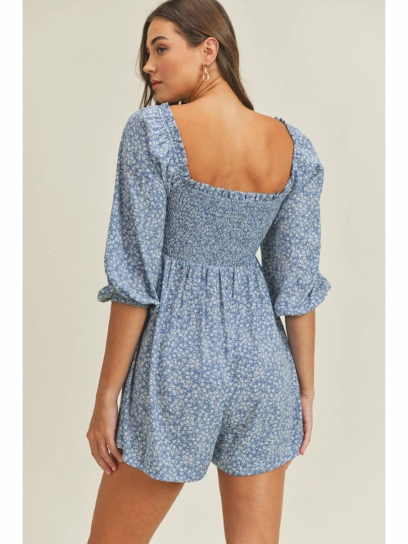 Lush Floral Print Romper 2 Lush Floral Print Romper