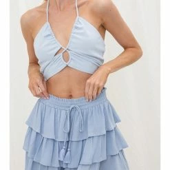 Illa Illa WOMEN Ribbed Cut-Out Top