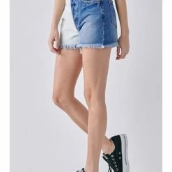 Cello 2-Tone High Rise Short