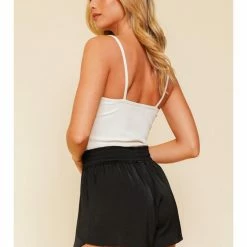 Hem And Thread CURTAIN HEM WASHER SATIN SHORTS