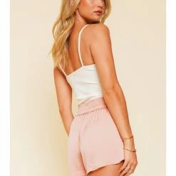 Hem And Thread CURTAIN HEM WASHER SATIN SHORTS