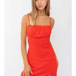 LE LIS BACK TIE MINI DRESS Dresses & Skirts