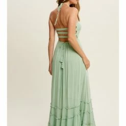 Listicle WOMEN Forever Yours Tiered Woven Maxi Dress