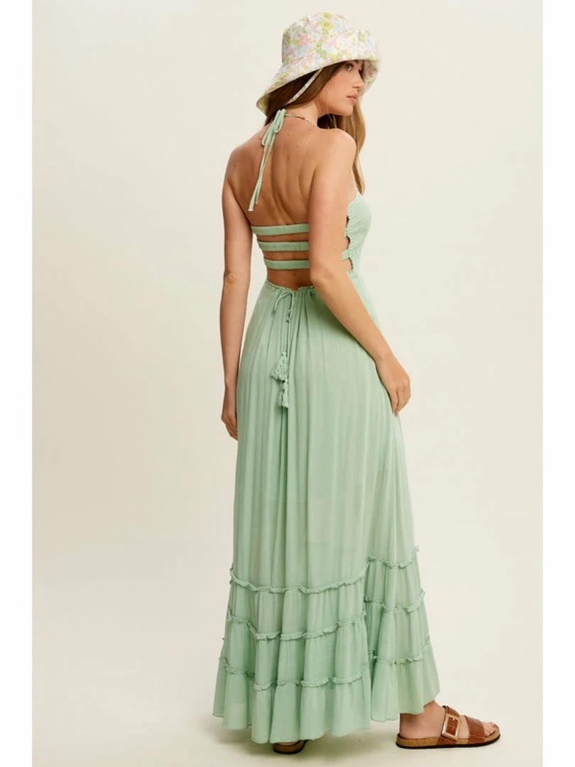 Listicle WOMEN Forever Yours Tiered Woven Maxi Dress 2 Listicle WOMEN Forever Yours Tiered Woven Maxi Dress