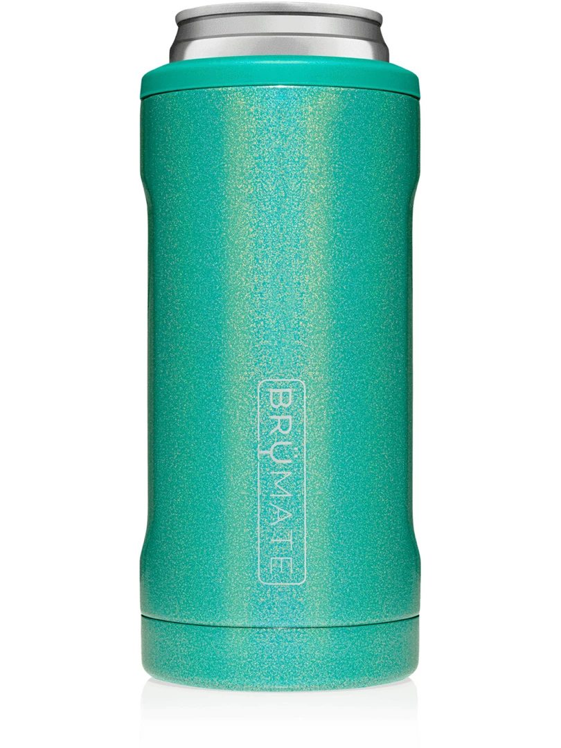 Drink Accessories Brumate Hopsulator Slim Glitter Peacock 1 Drink Accessories Brumate Hopsulator Slim Glitter Peacock