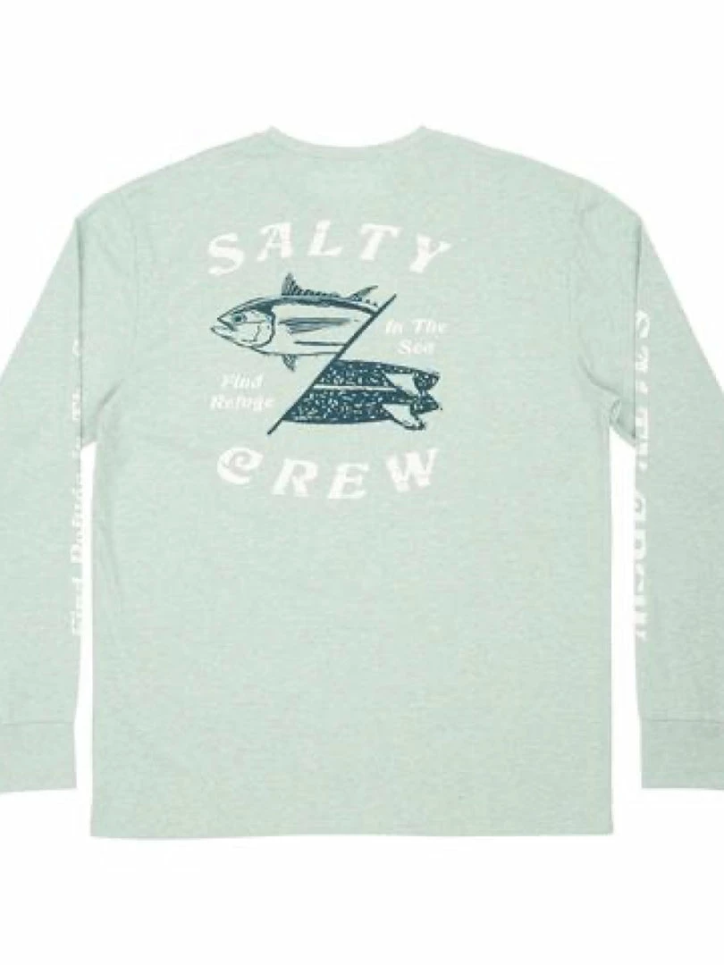 Salty Crew Double Down Tech Tee Sage MEN 1 Salty Crew Double Down Tech Tee Sage MEN