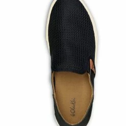 Olukai Women Pehuea Slip On -Black Casual Shoes