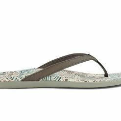 Olukai Women Ho'Opio HAU Sandal - Warm Taupe / Hau