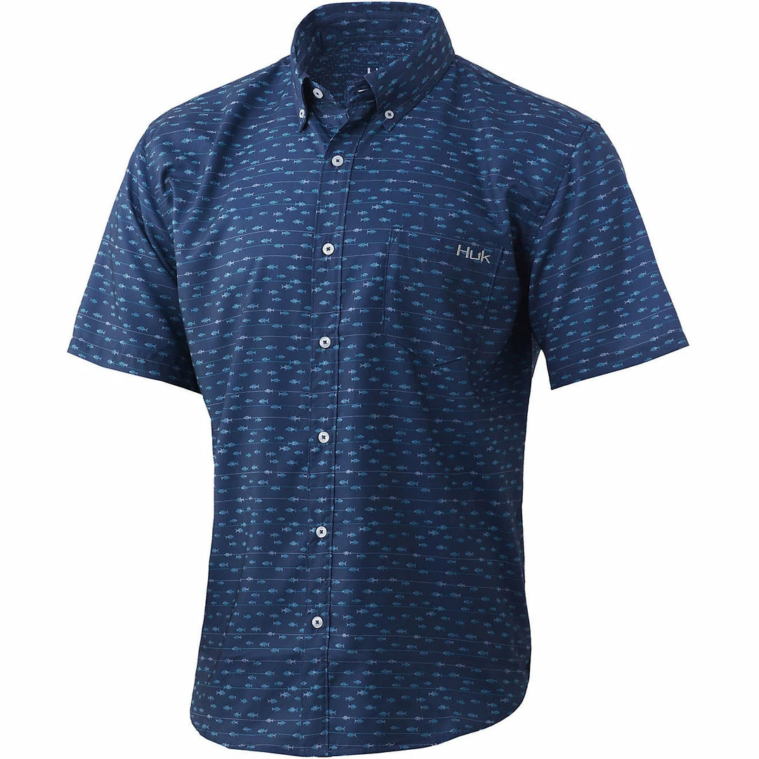 HUK Men's Tuna Pastel Teaser Short Sleeve T-shirt 1 HUK Men's Tuna Pastel Teaser Short Sleeve T-shirt