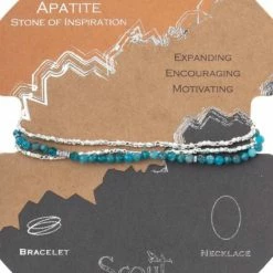 Scout Delicate Stone Wrap Bracelet Necklace 22 Scout Delicate Stone Wrap Bracelet Necklace
