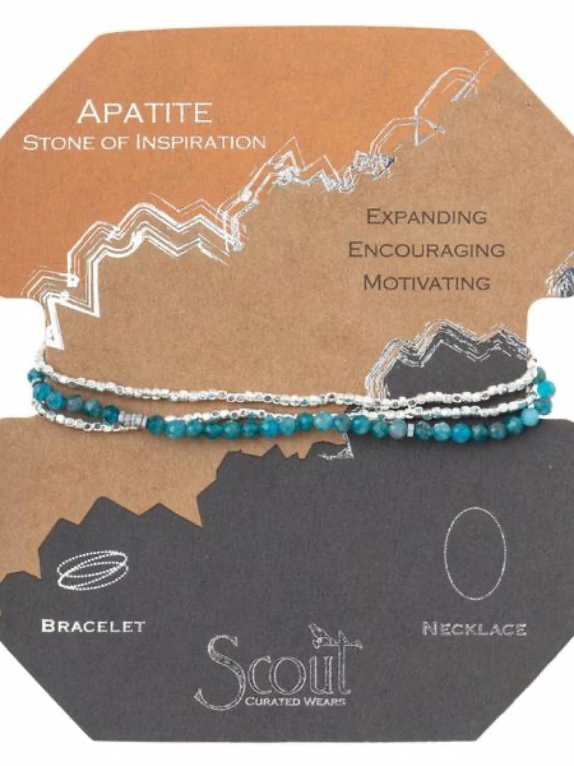 Scout Delicate Stone Wrap Bracelet Necklace 7 Scout Delicate Stone Wrap Bracelet Necklace