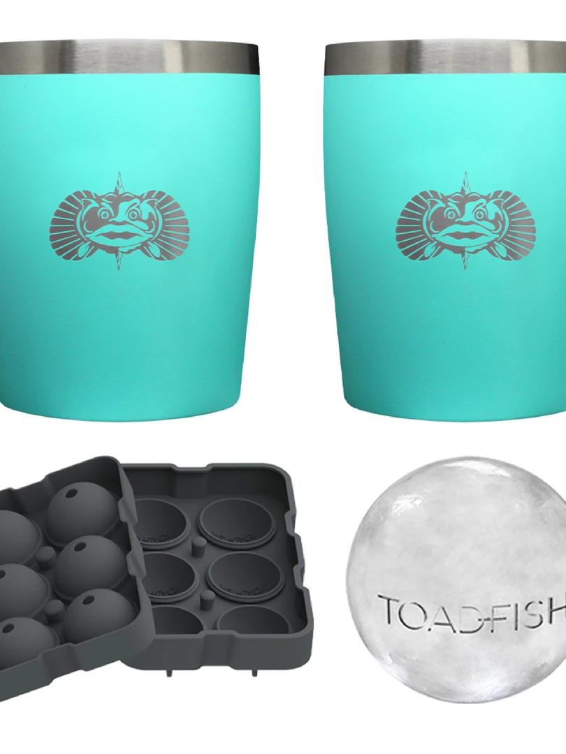 HOME Toadfish Rocks Tumblers Gift Sets 2-Pack 4 HOME Toadfish Rocks Tumblers Gift Sets 2-Pack