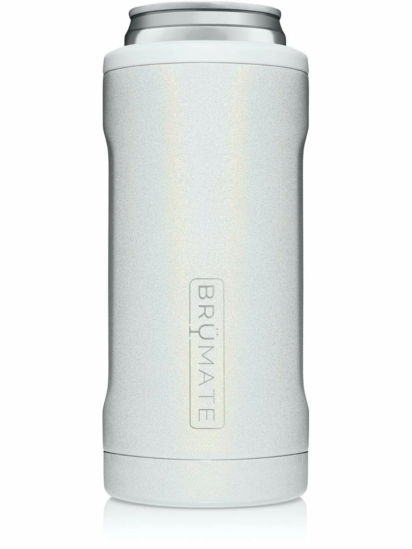 Brumate Hopsulator Slim Glitter White Drink Accessories 1 Brumate Hopsulator Slim Glitter White Drink Accessories