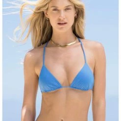 Maaji Maya Blue Balmy Sliding Triangle Bikini Top