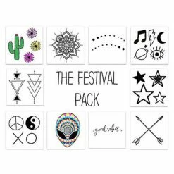 Inked By Dani Temporary Tattoo Pack The Festival
