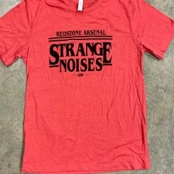 Fow Wow Designs Fow Wow Redstone Arsenal Strange Noises T-Shirt Red MEN