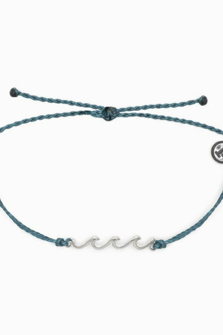 Bracelets Pura Vida Delicate Wave Bracelet F19 Mediterranean Green 1 Bracelets Pura Vida Delicate Wave Bracelet F19 Mediterranean Green